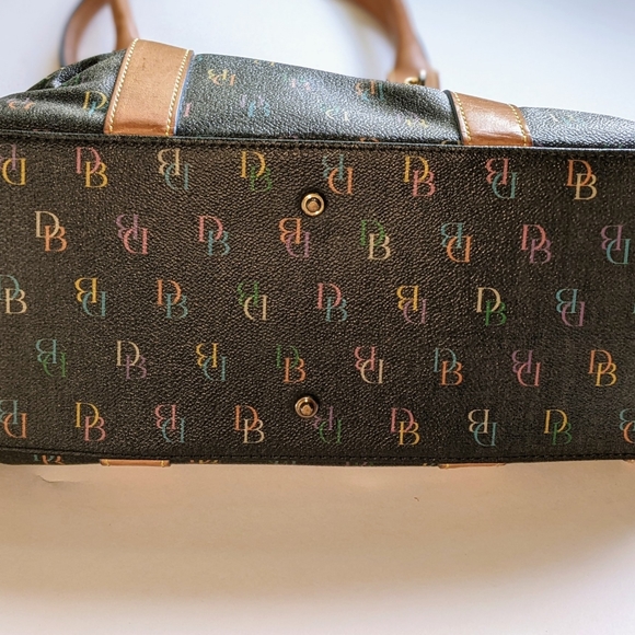 Vintage Dooney And Bourke 1975 Shoulder  Bag Multi Color - Picture 4 of 11